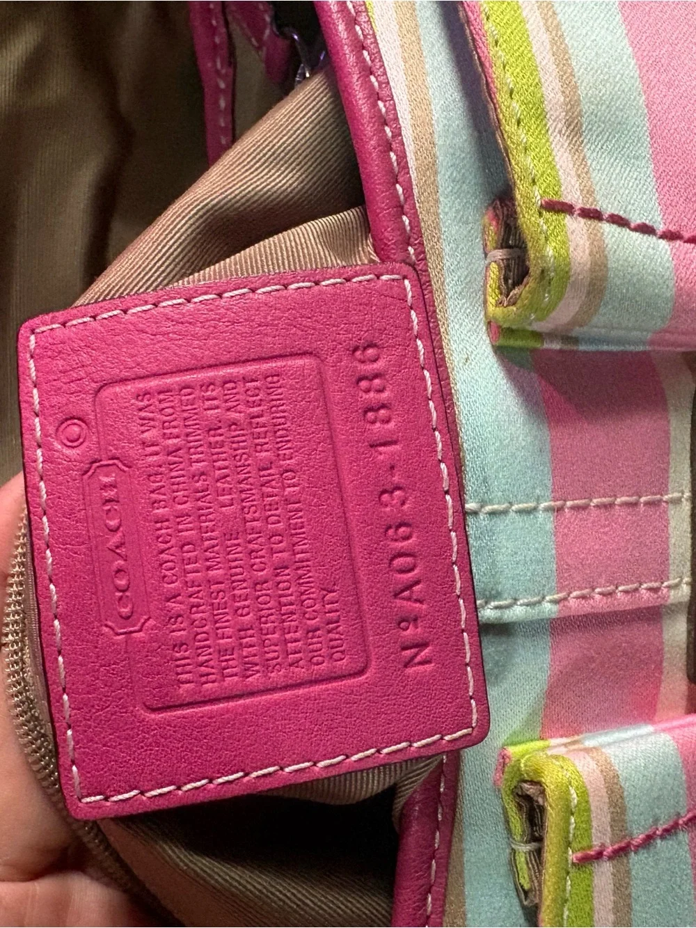 coach soho Pink and Orange Shoulder Bag - Women Bags